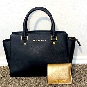 Michael Kors handbag and wallet combo